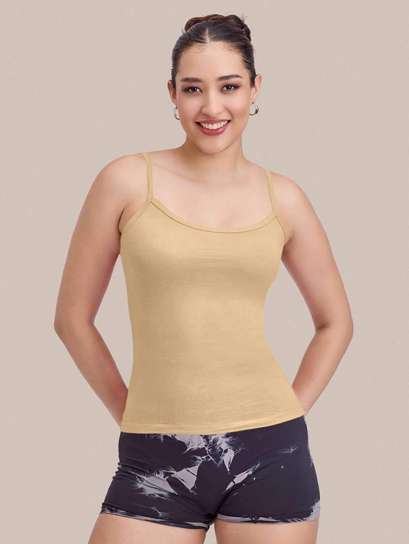 women pack of 2 solid sleeveless camisole
