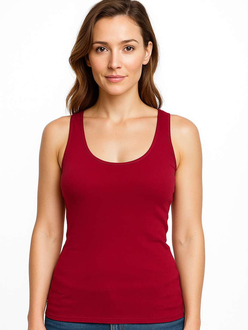 women solid sleeveless camisole