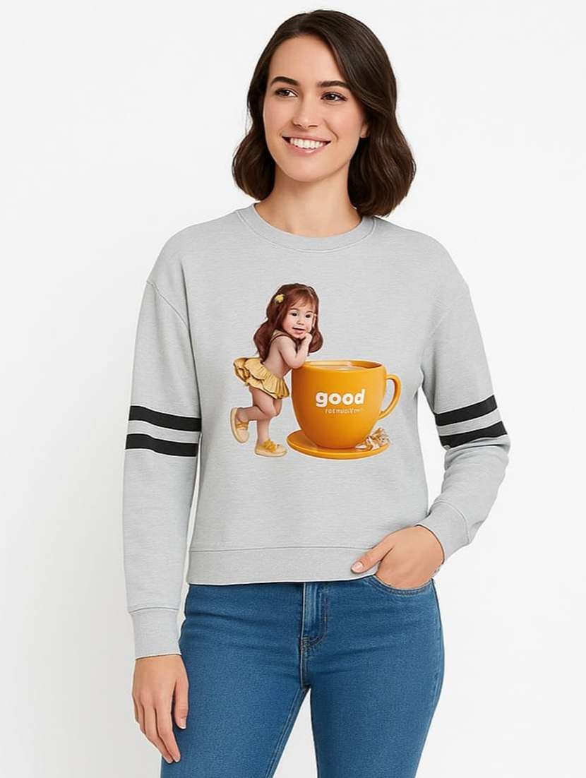 women pack of 2 printed long sleeve sweatshirt - 22239658 -  Standard Image - 3