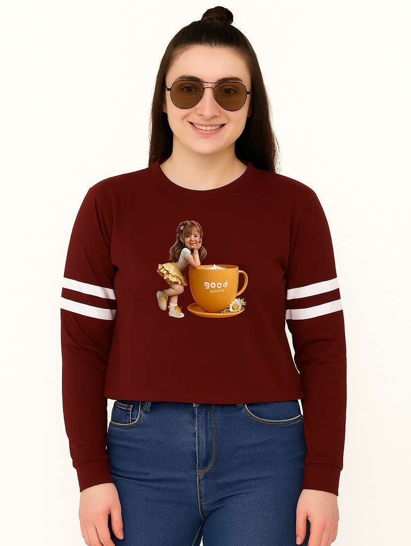 women pack of 2 printed long sleeve sweatshirt - 22239666 -  Standard Image - 3