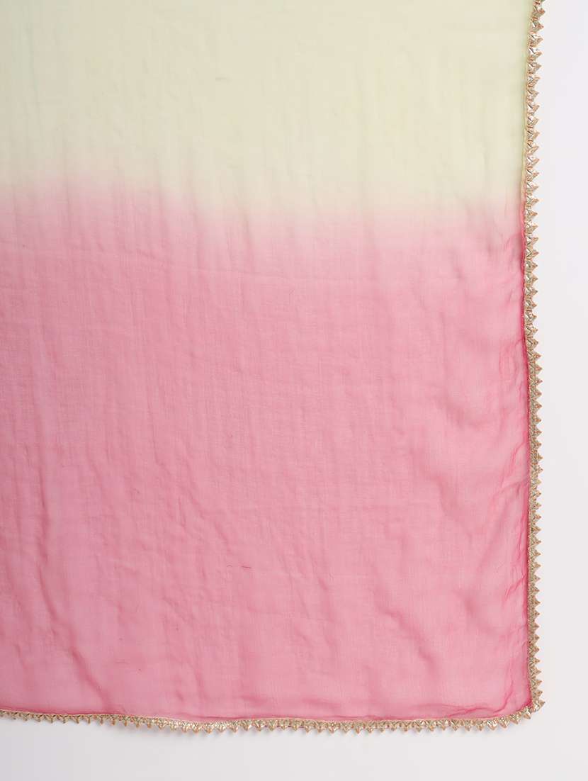 women printed three quarter sleeve kurta pant with dupatta set - 22239808 -  Standard Image - 5