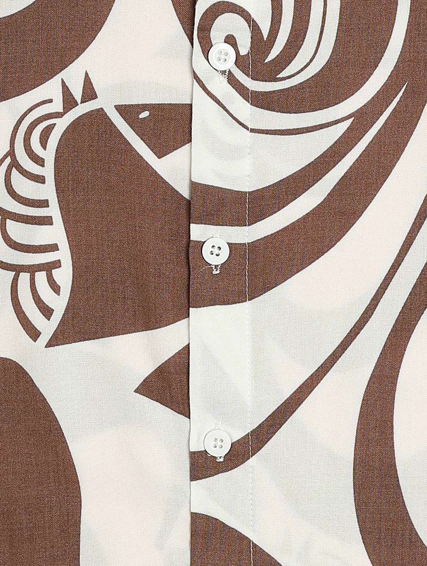 boys printed long sleeve casual shirt - 22239909 -  Standard Image - 3