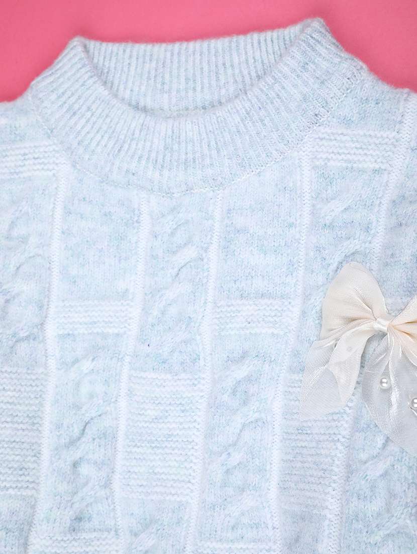 girls self designed long sleeve sweater - 22239991 -  Standard Image - 3