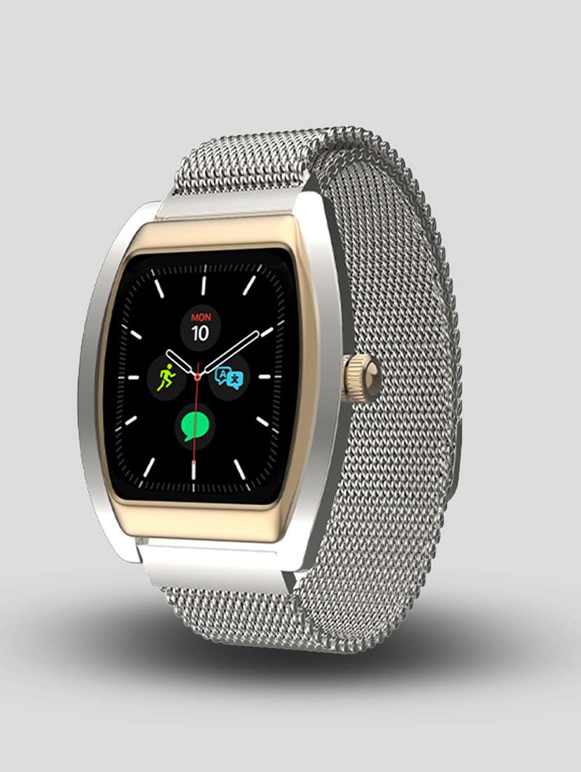 snapup regalia zenith bluetooth calling party wear smartwatch (gold blend) - 22240509 -  Zoom Image - 0