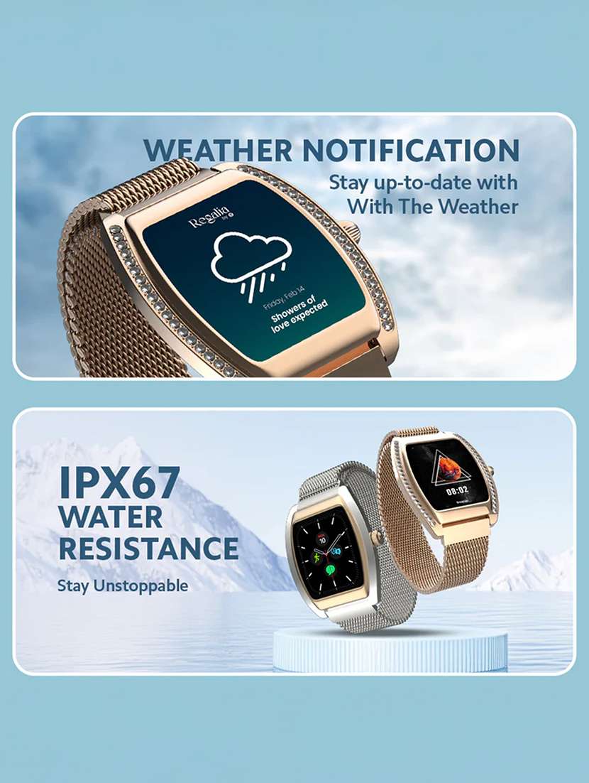 snapup regalia verve bluetooth calling party wear smartwatch (star struck) - 22240510 -  Standard Image - 8