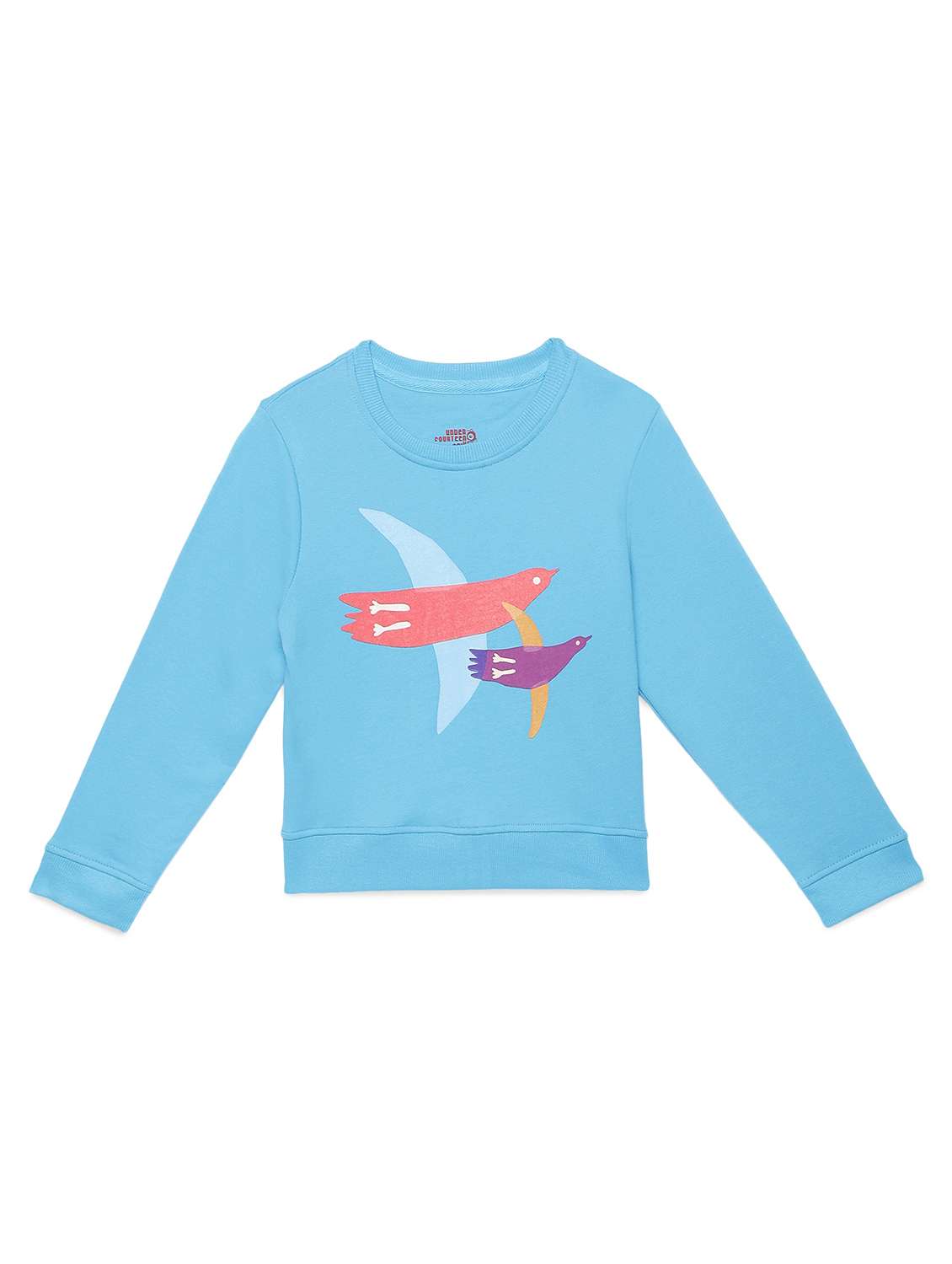 girls printed long sleeve sweatshirt