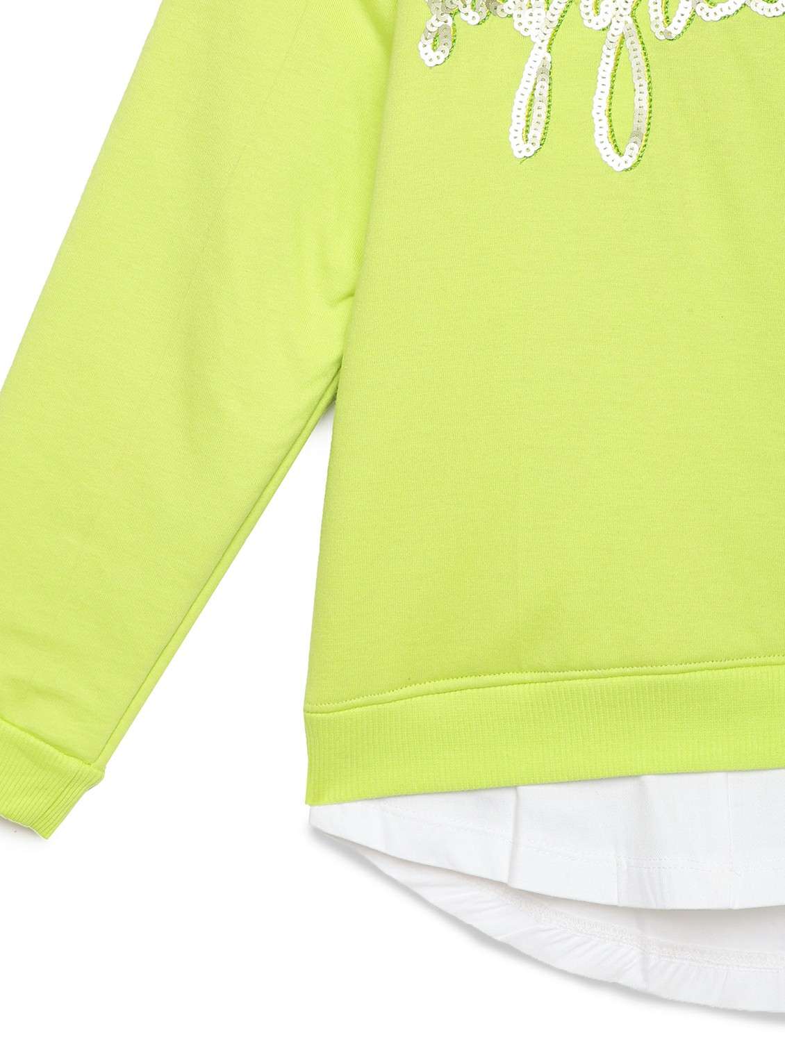 girls printed long sleeve hooded sweatshirt - 22240519 -  Standard Image - 5