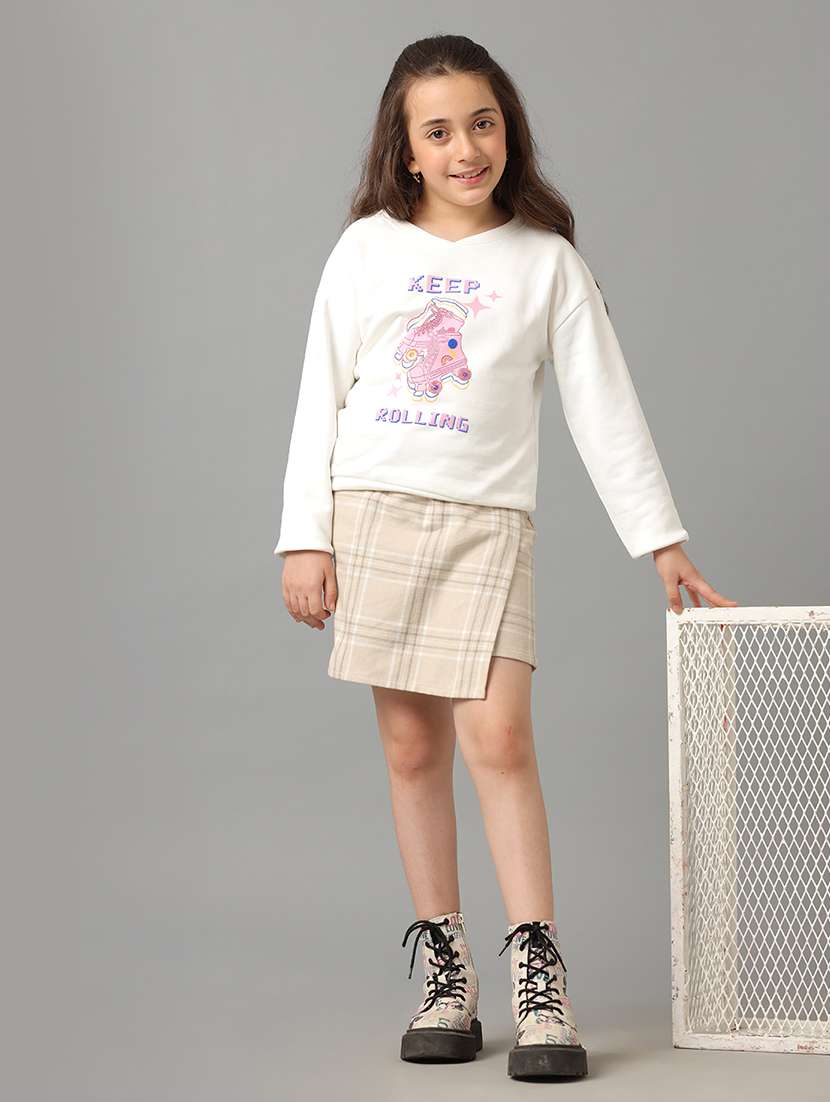 girls printed long sleeve sweatshirt - 22240527 -  Standard Image - 3