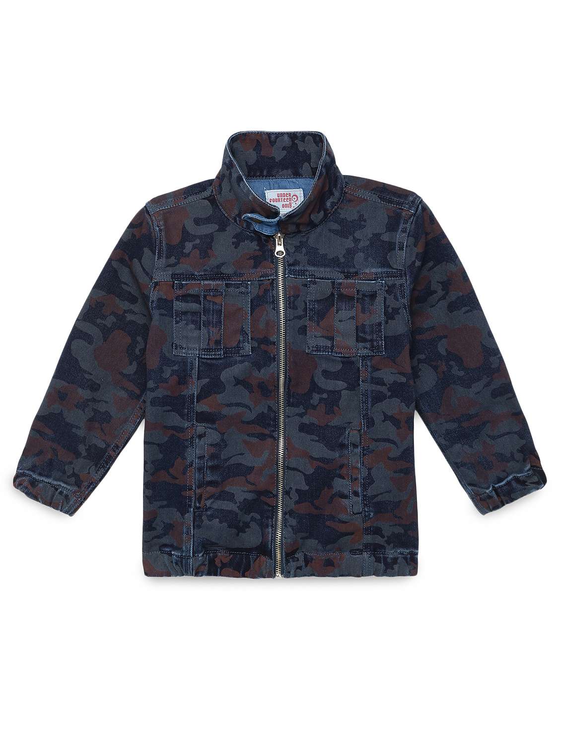 boys printed long sleeve regular shacket