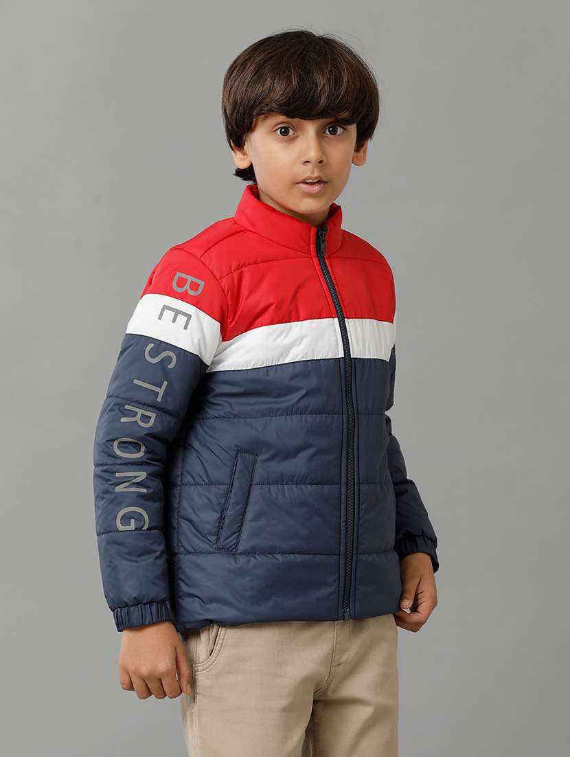 boys long sleeve quilted jacket