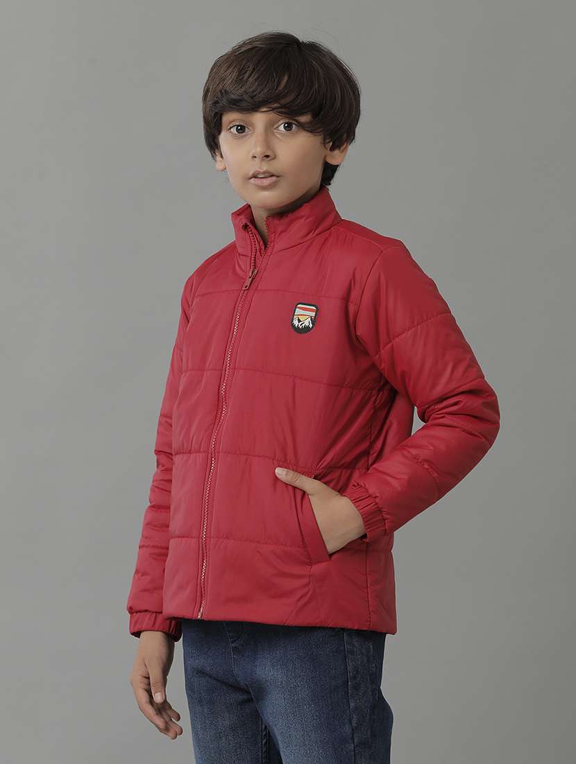 boys long sleeve quilted jacket