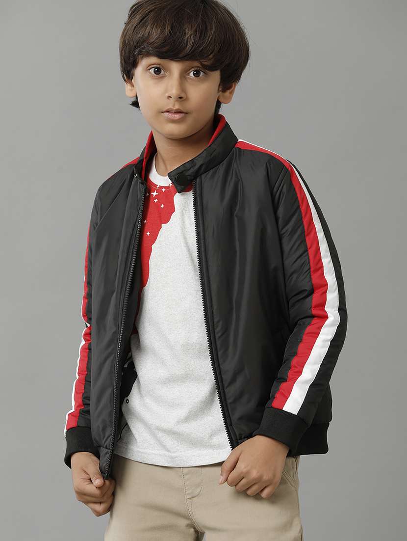 boys long sleeve quilted jacket
