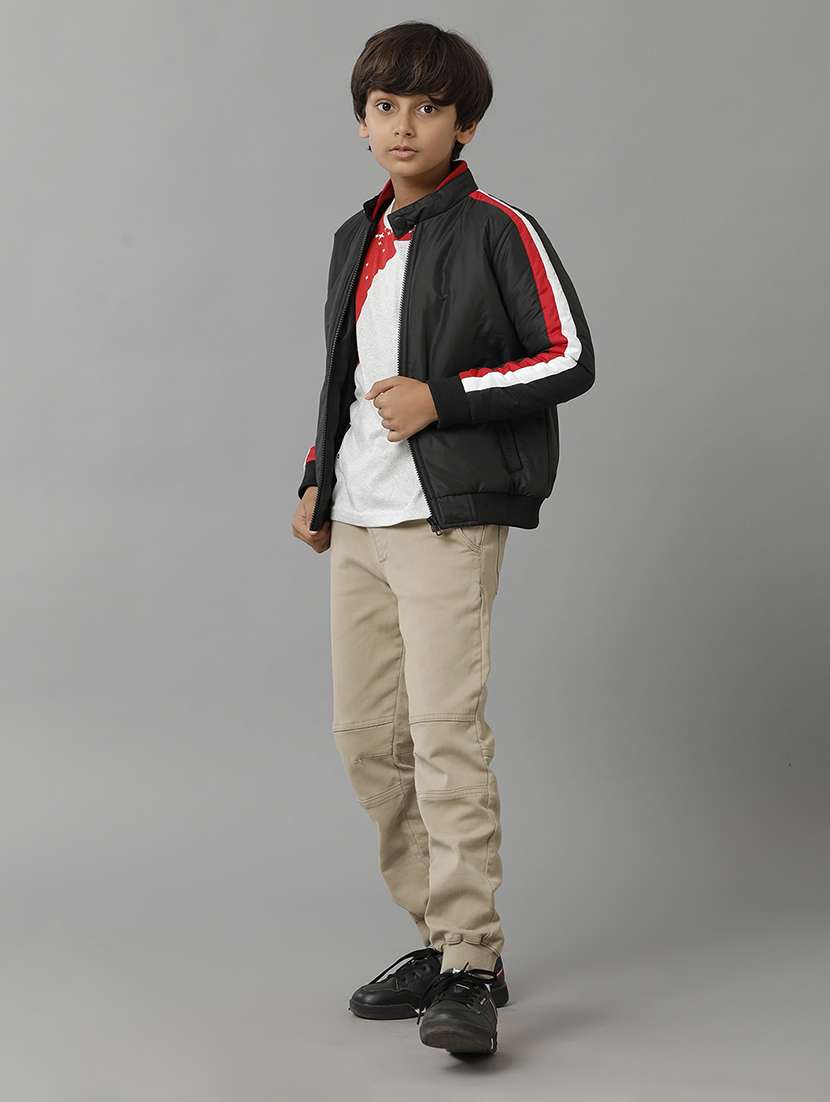 boys long sleeve quilted jacket - 22240545 -  Standard Image - 3