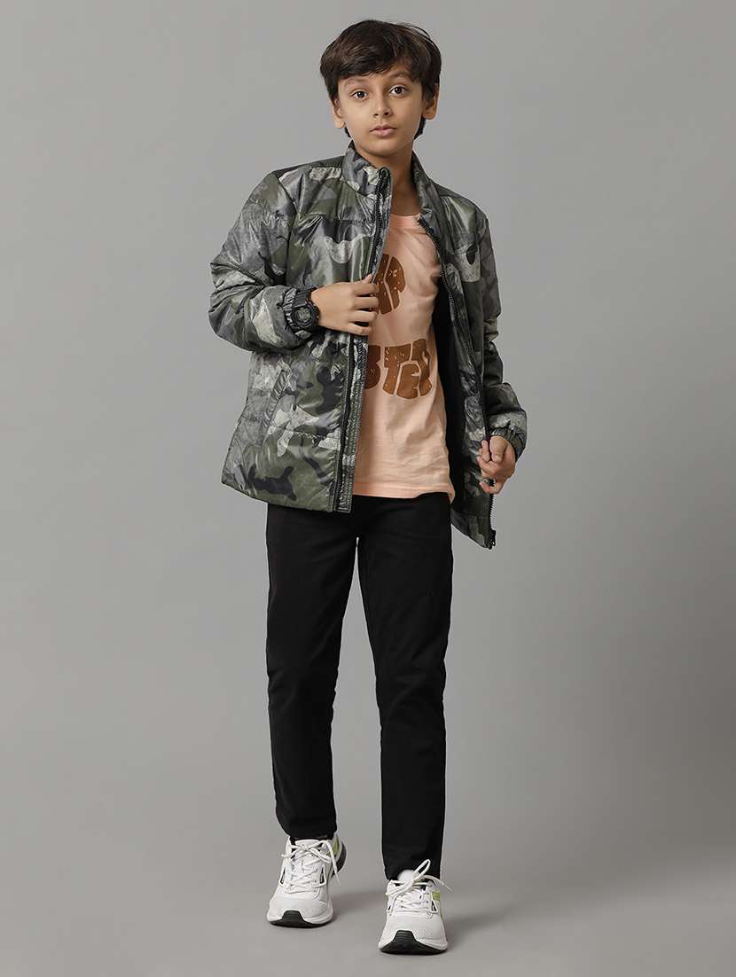 boys long sleeve quilted jacket - 22240546 -  Standard Image - 3