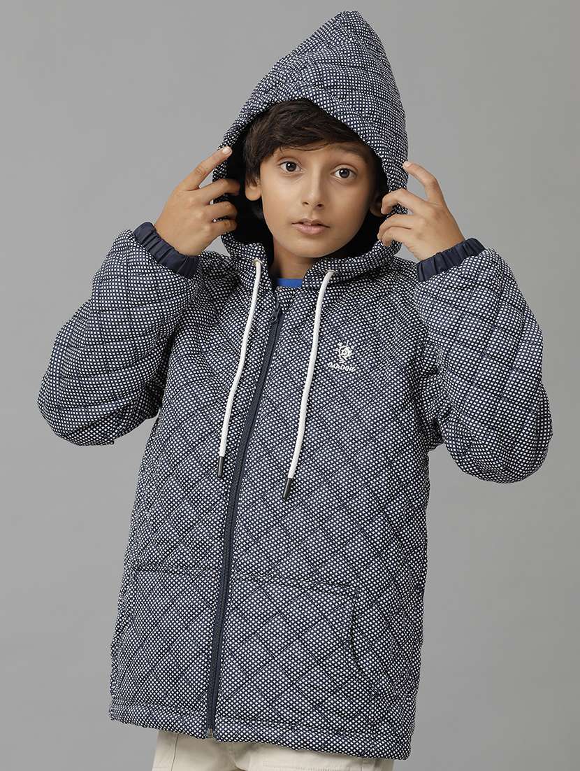 boys long sleeve quilted jacket