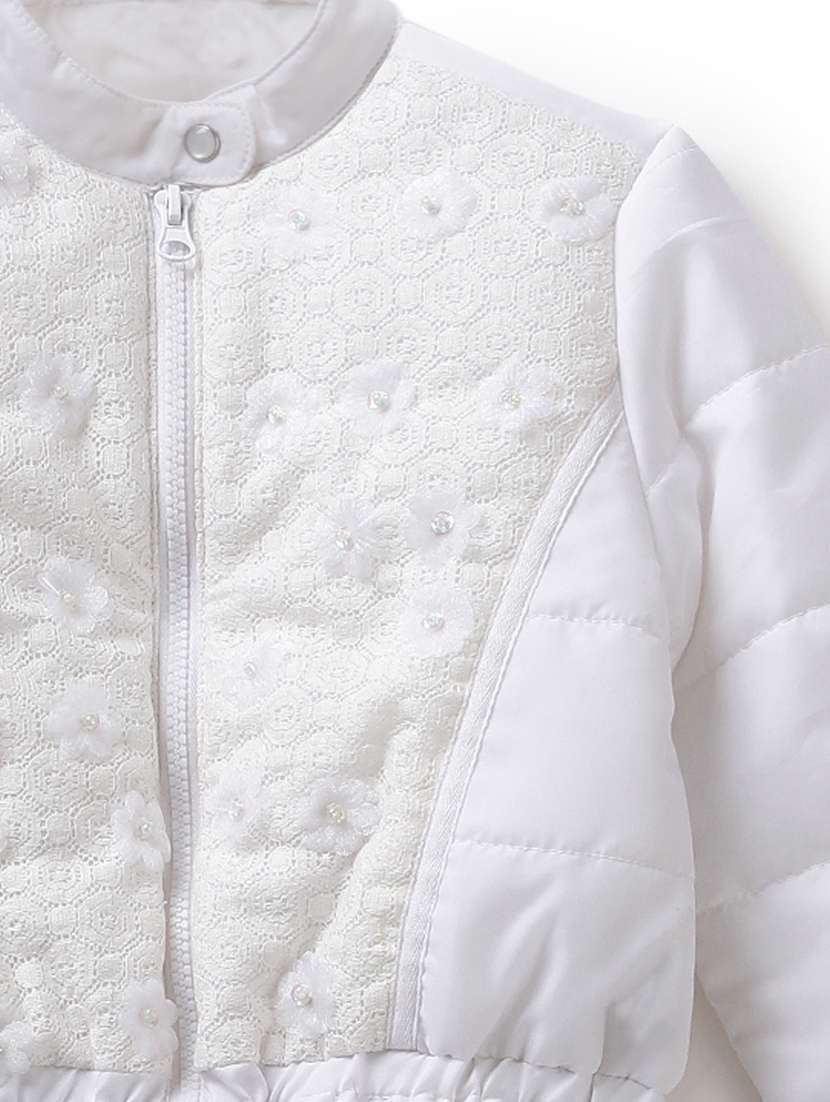 girls long sleeve quilted jacket - 22240558 -  Standard Image - 3