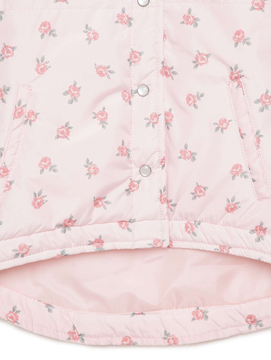 girls printed sleeveless quilted jacket - 22240561 -  Standard Image - 3