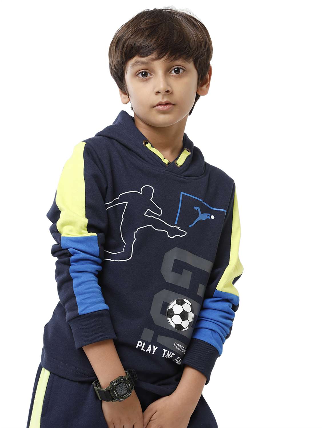 boys long sleeve hooded sweatshirt