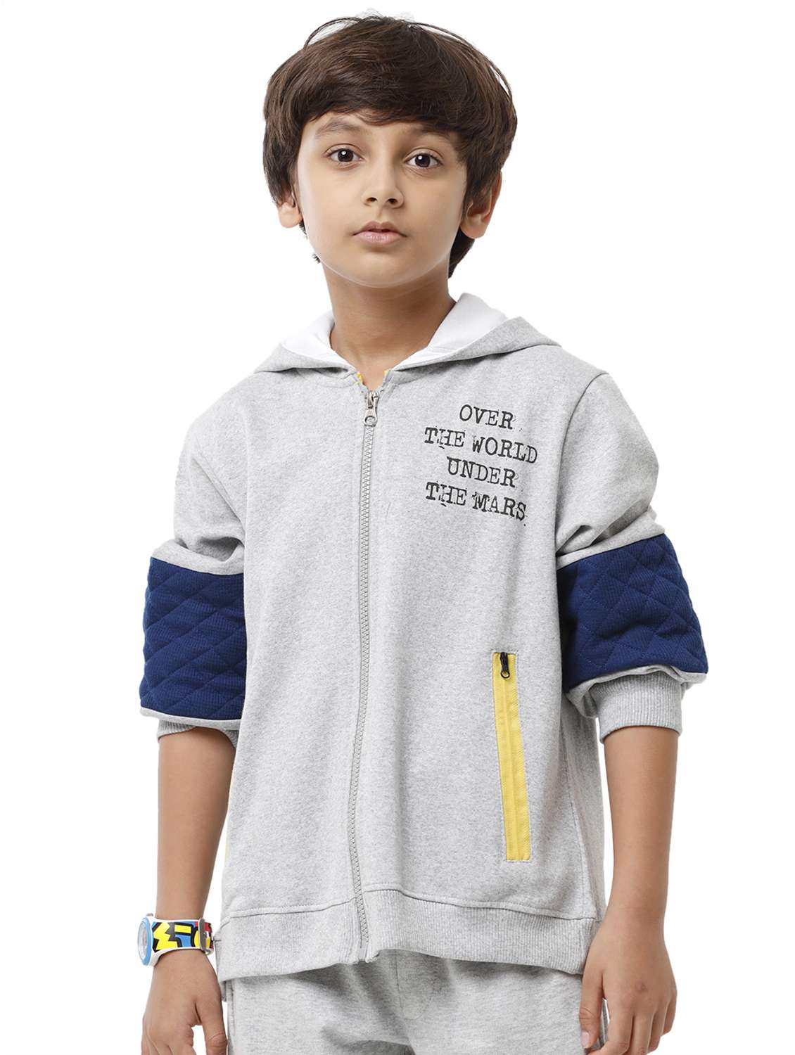boys long sleeve hooded sweatshirt