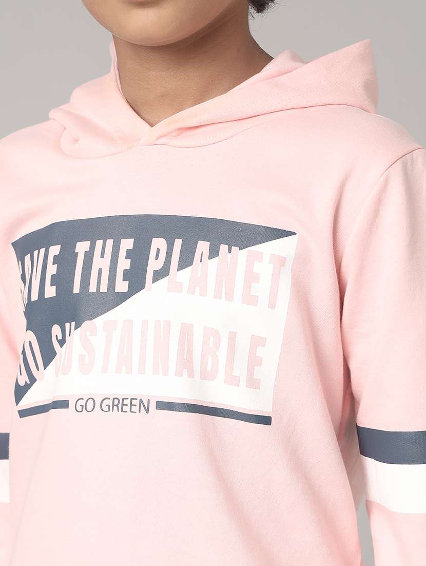 boys long sleeve hooded sweatshirt - 22240588 -  Standard Image - 3