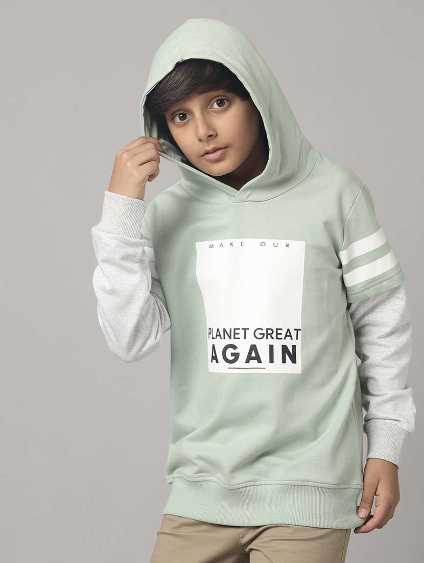 boys long sleeve hooded sweatshirt