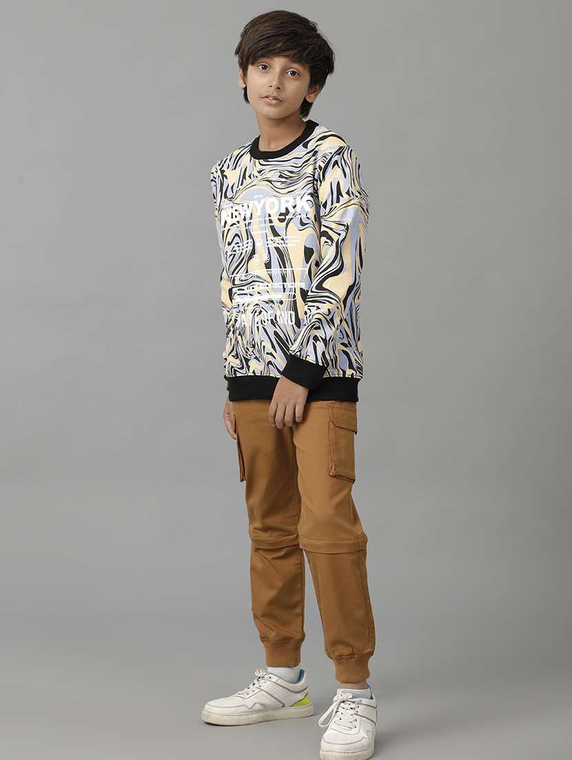 boys printed long sleeve sweatshirt - 22240602 -  Standard Image - 3