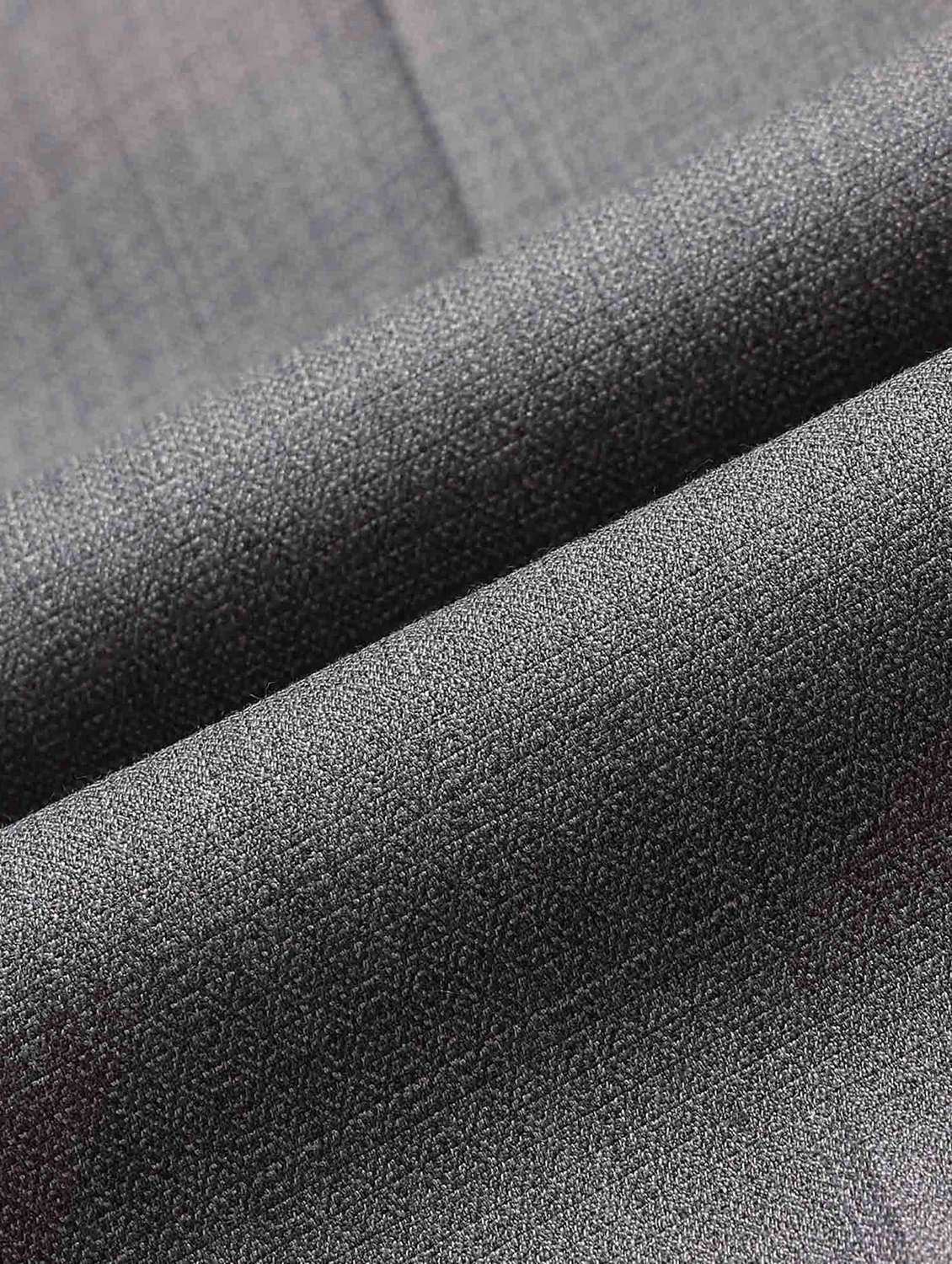 men solid mid rise flat front formal trouser - 22240616 -  Standard Image - 5