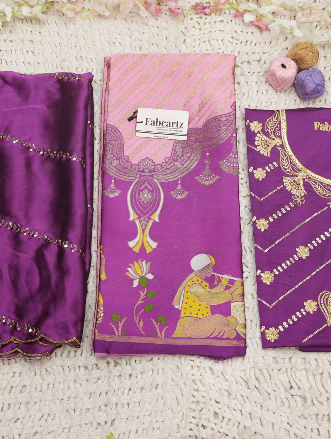 women self design south indian style unstitched lehenga choli - 22240685 -  Standard Image - 3