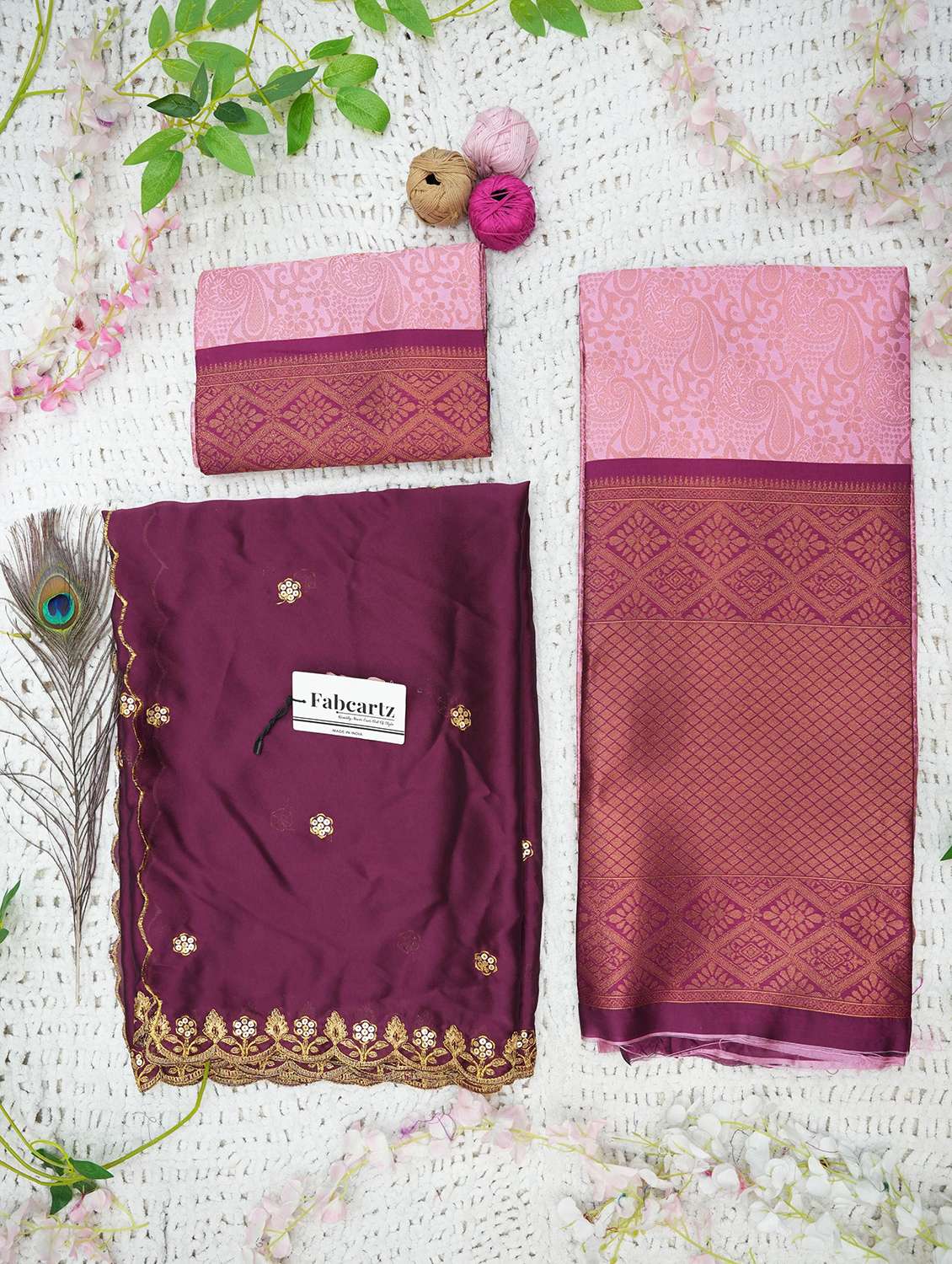 women self design south indian style unstitched lehenga choli - 22240686 -  Standard Image - 3