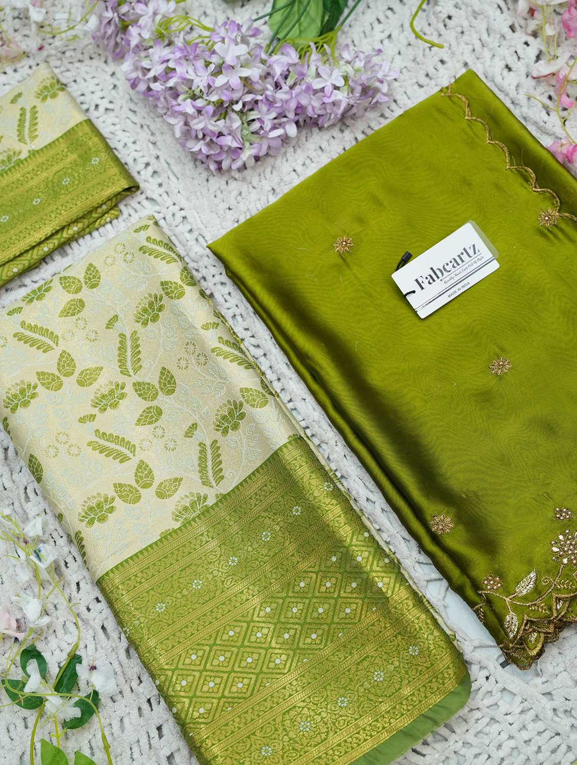 women self design south indian style unstitched lehenga choli - 22240687 -  Standard Image - 3