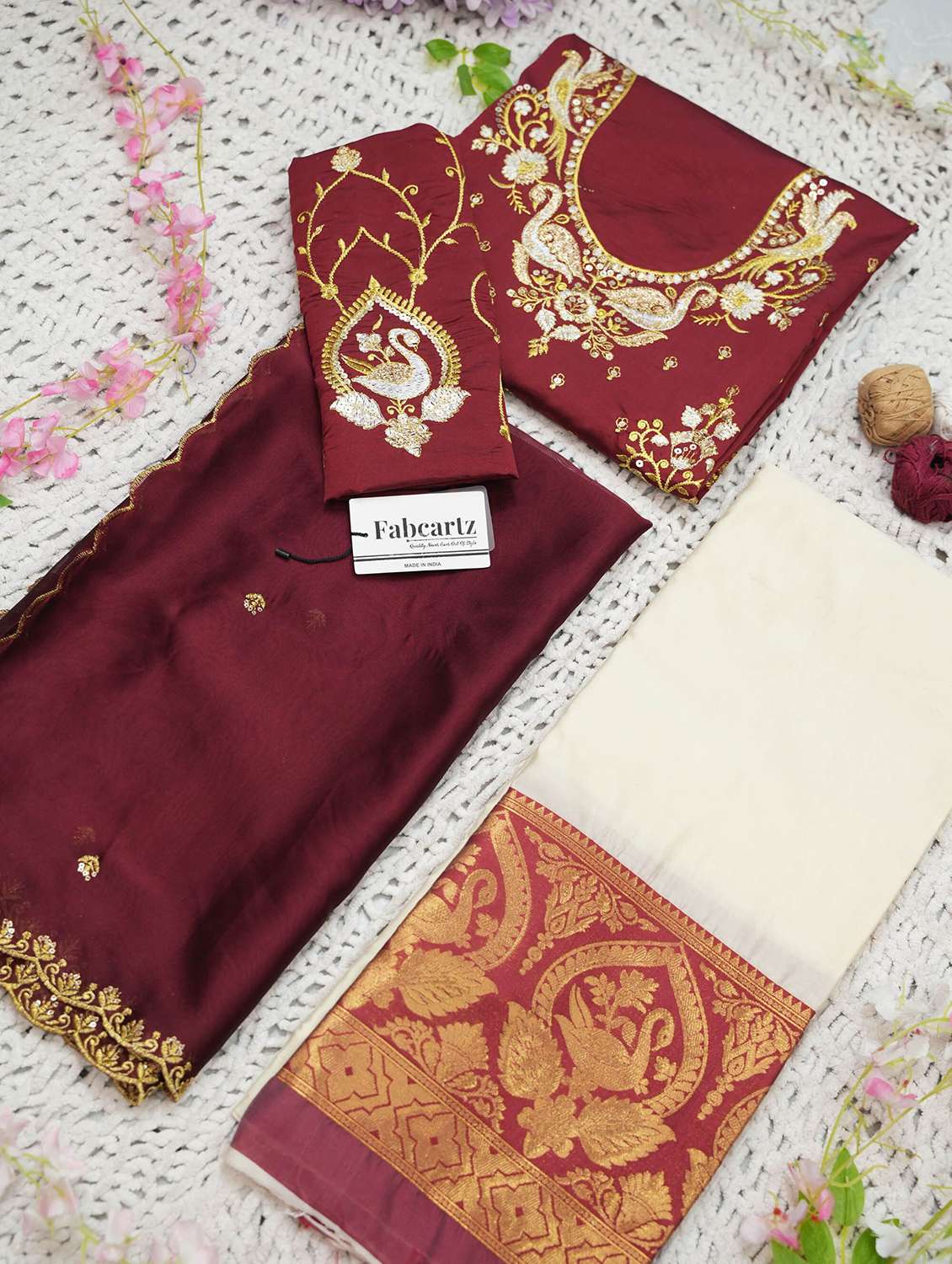 women self design south indian style unstitched lehenga choli - 22240701 -  Standard Image - 3