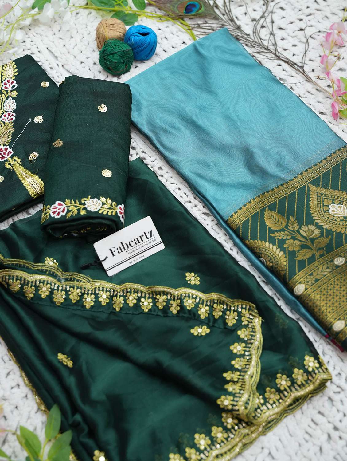 women self design south indian style unstitched lehenga choli - 22240705 -  Standard Image - 3