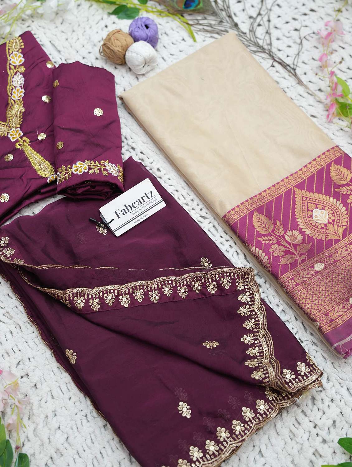 women self design south indian style unstitched lehenga choli - 22240707 -  Standard Image - 3