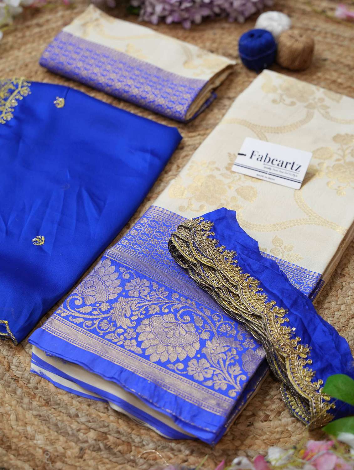 women self design south indian style unstitched lehenga choli - 22240712 -  Standard Image - 3