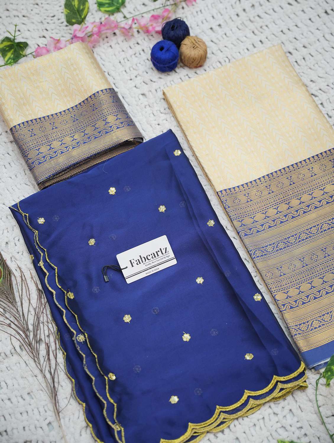 women self design south indian style unstitched lehenga choli - 22240734 -  Standard Image - 3