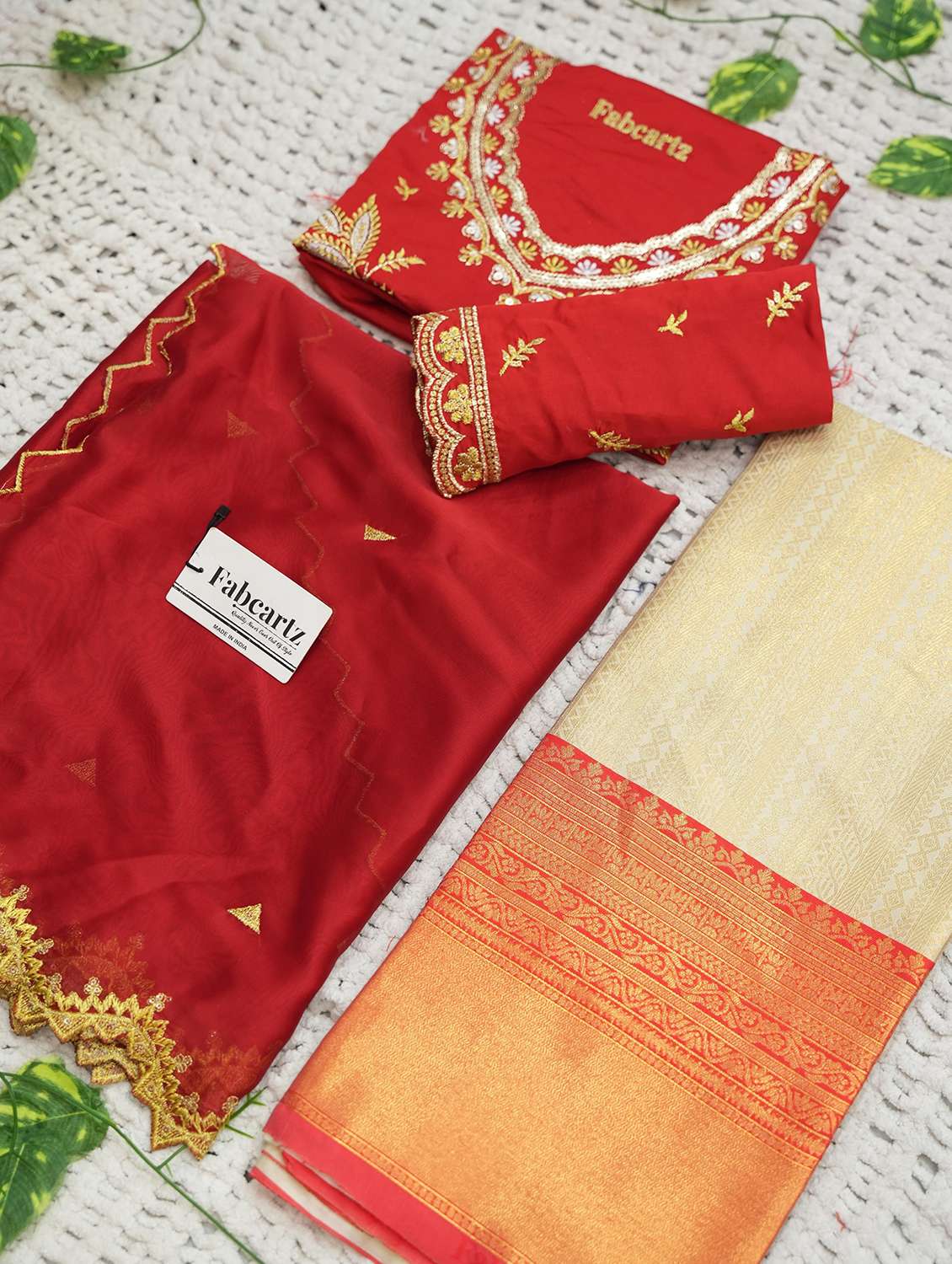 women self design south indian style unstitched lehenga choli - 22240740 -  Standard Image - 3