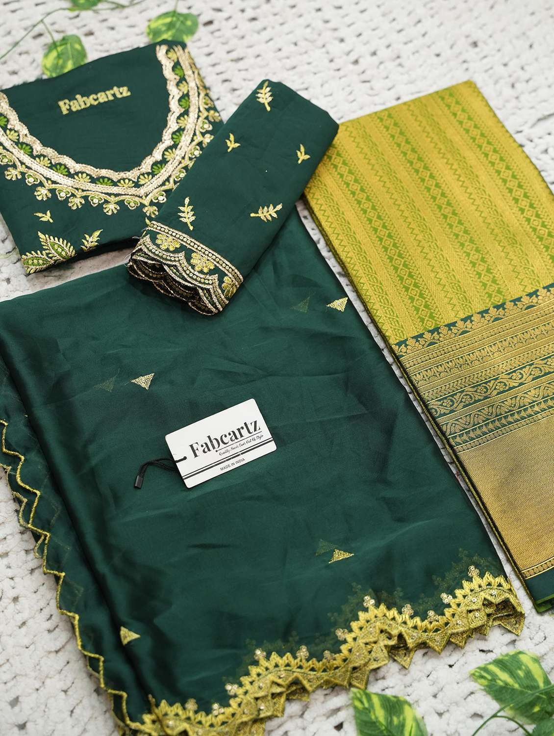 women self design south indian style unstitched lehenga choli - 22240742 -  Standard Image - 3