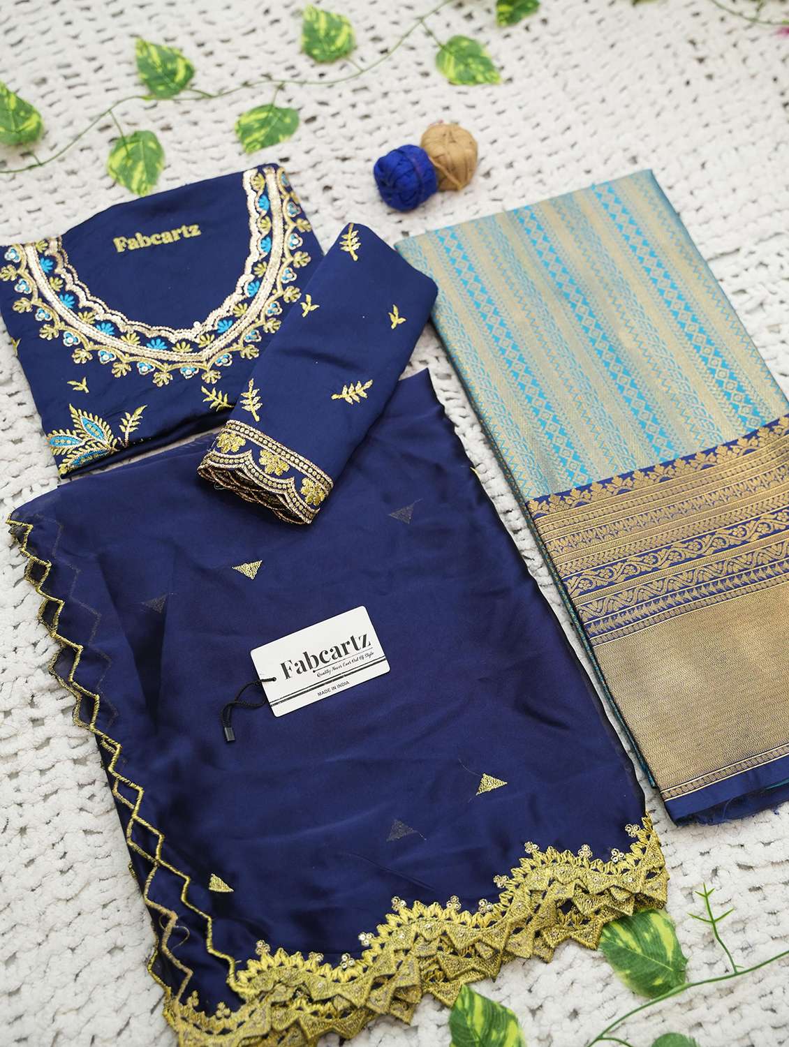 women self design south indian style unstitched lehenga choli - 22240743 -  Standard Image - 3