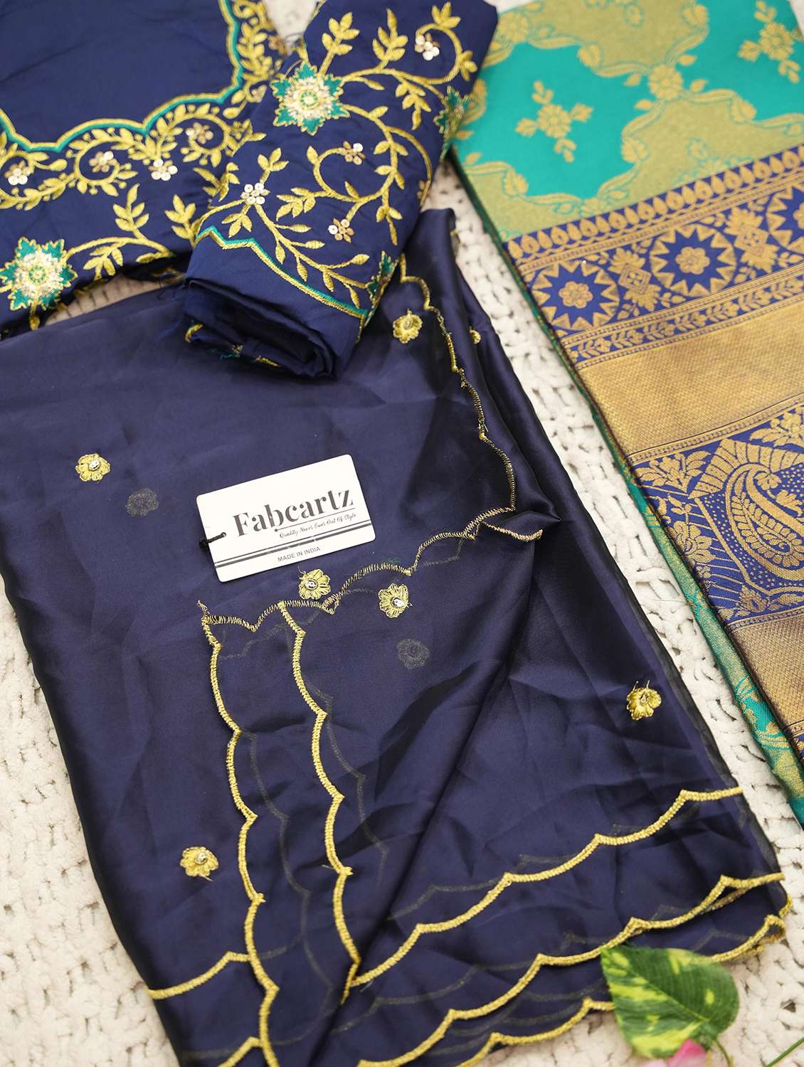 women self design south indian style unstitched lehenga choli - 22240749 -  Standard Image - 3