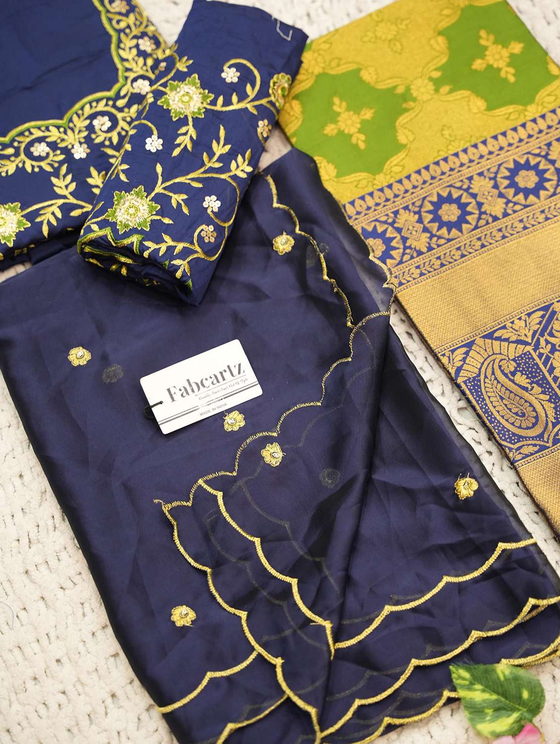 women self design south indian style unstitched lehenga choli - 22240750 -  Standard Image - 3