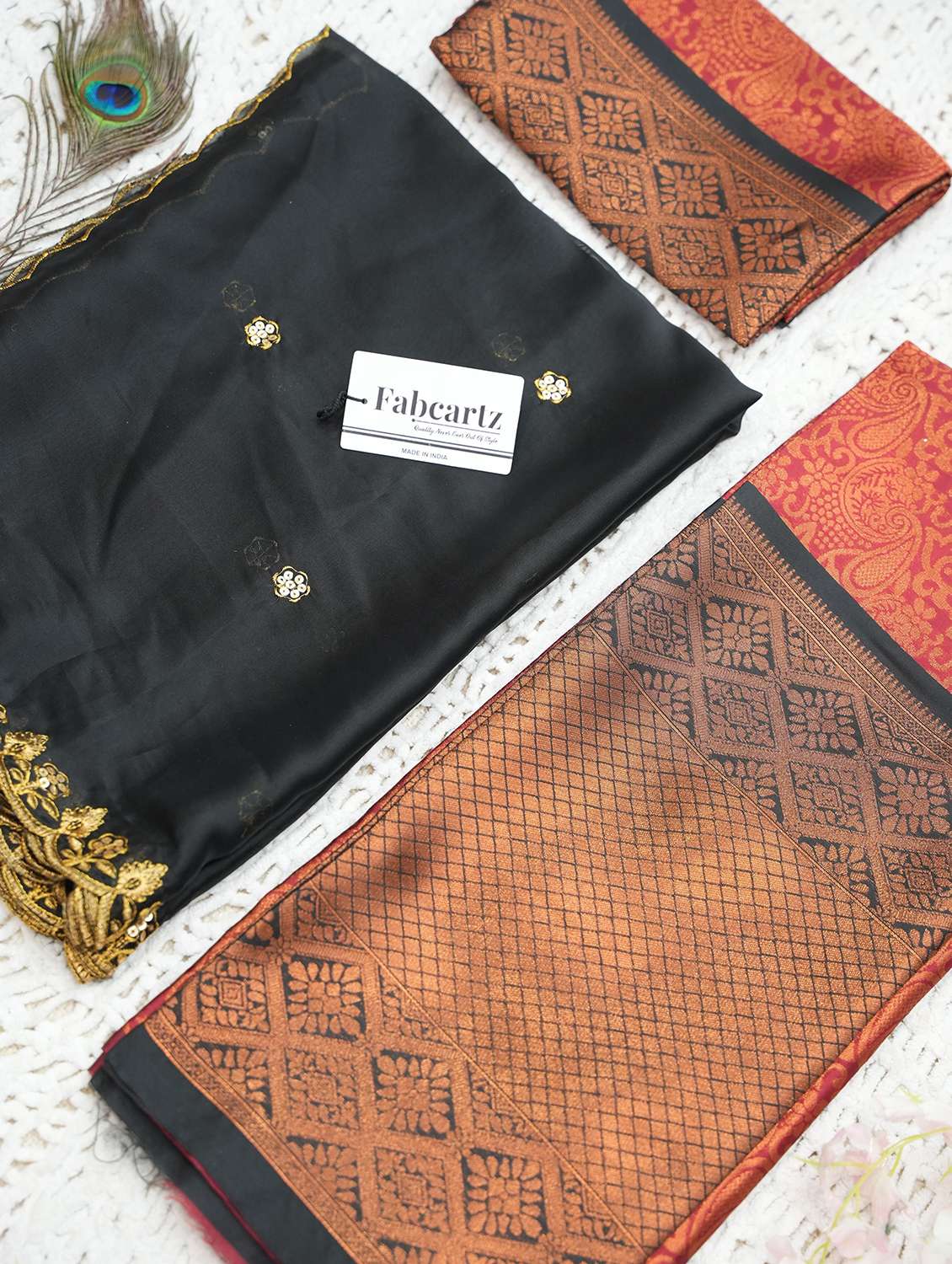 women self design south indian style unstitched lehenga choli - 22240781 -  Standard Image - 3