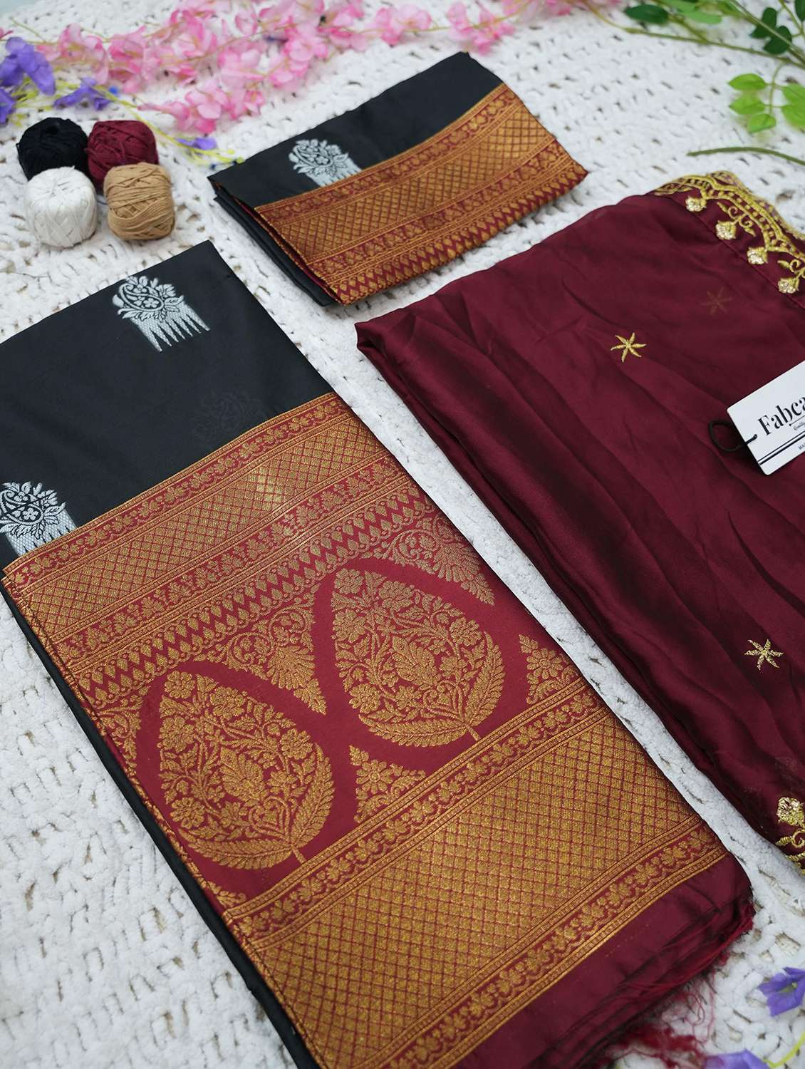 women self design south indian style unstitched lehenga choli - 22240832 -  Standard Image - 3