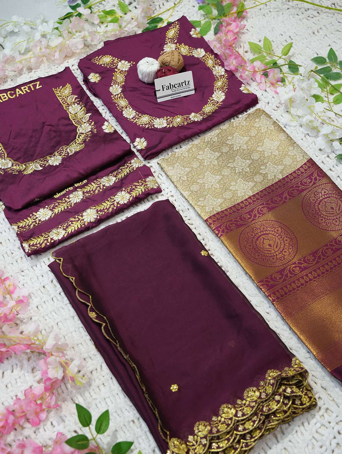 women self design south indian style unstitched lehenga choli - 22240852 -  Standard Image - 3