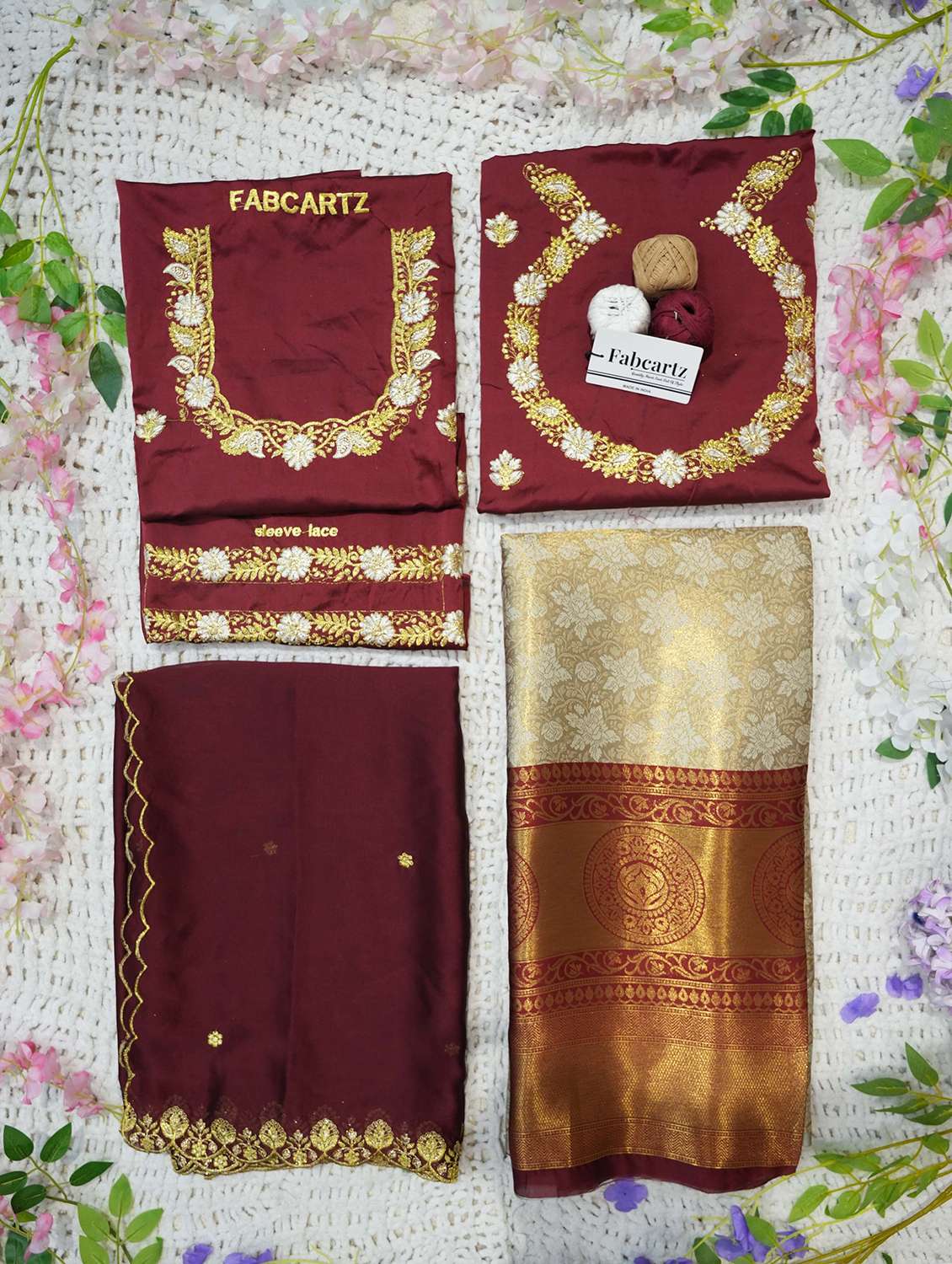 women self design south indian style unstitched lehenga choli - 22240856 -  Standard Image - 3