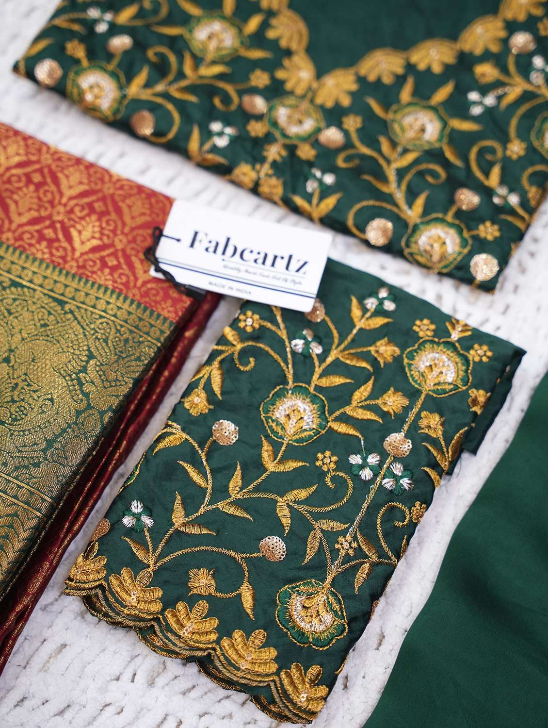 women self design south indian style unstitched lehenga choli - 22240883 -  Standard Image - 3