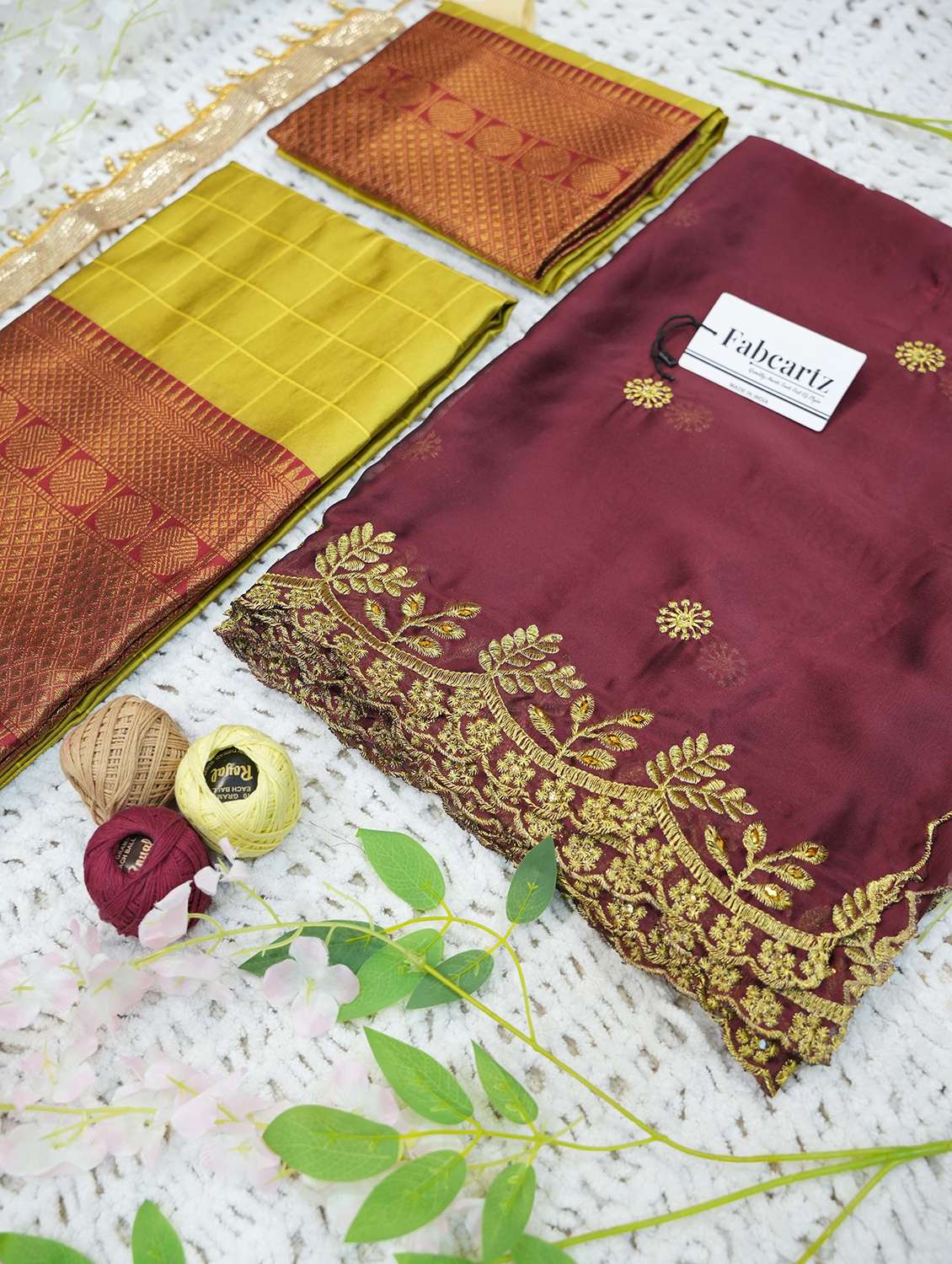 women self design south indian style unstitched lehenga choli - 22240890 -  Standard Image - 3