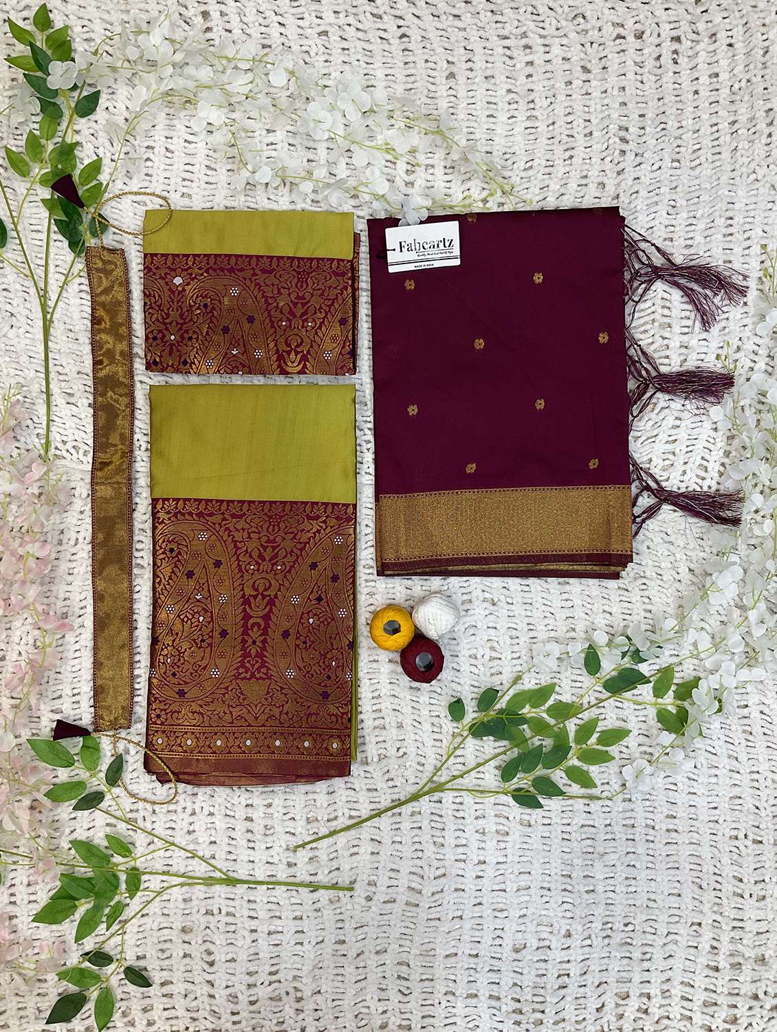 women self design south indian style unstitched lehenga choli - 22240898 -  Standard Image - 3