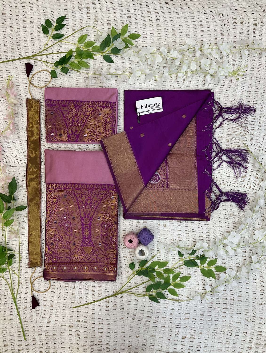 women self design south indian style unstitched lehenga choli - 22240900 -  Standard Image - 3