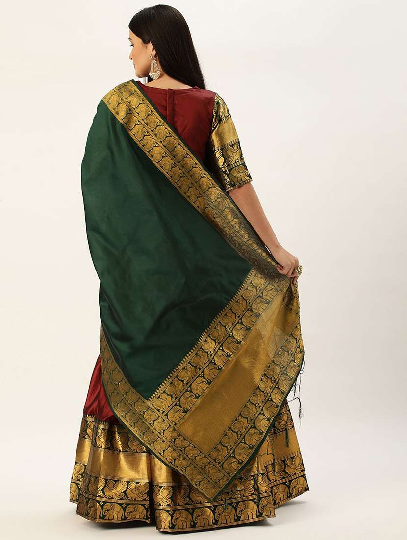 women self design flared stitched lehenga choli - 22240914 -  Standard Image - 3