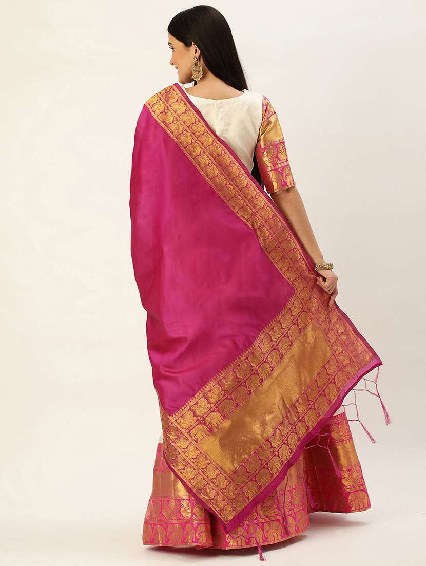 women self design flared stitched lehenga chol - 22240917 -  Standard Image - 3